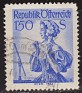 Austria 1948 Characters 1,50 S Blue Scott 543